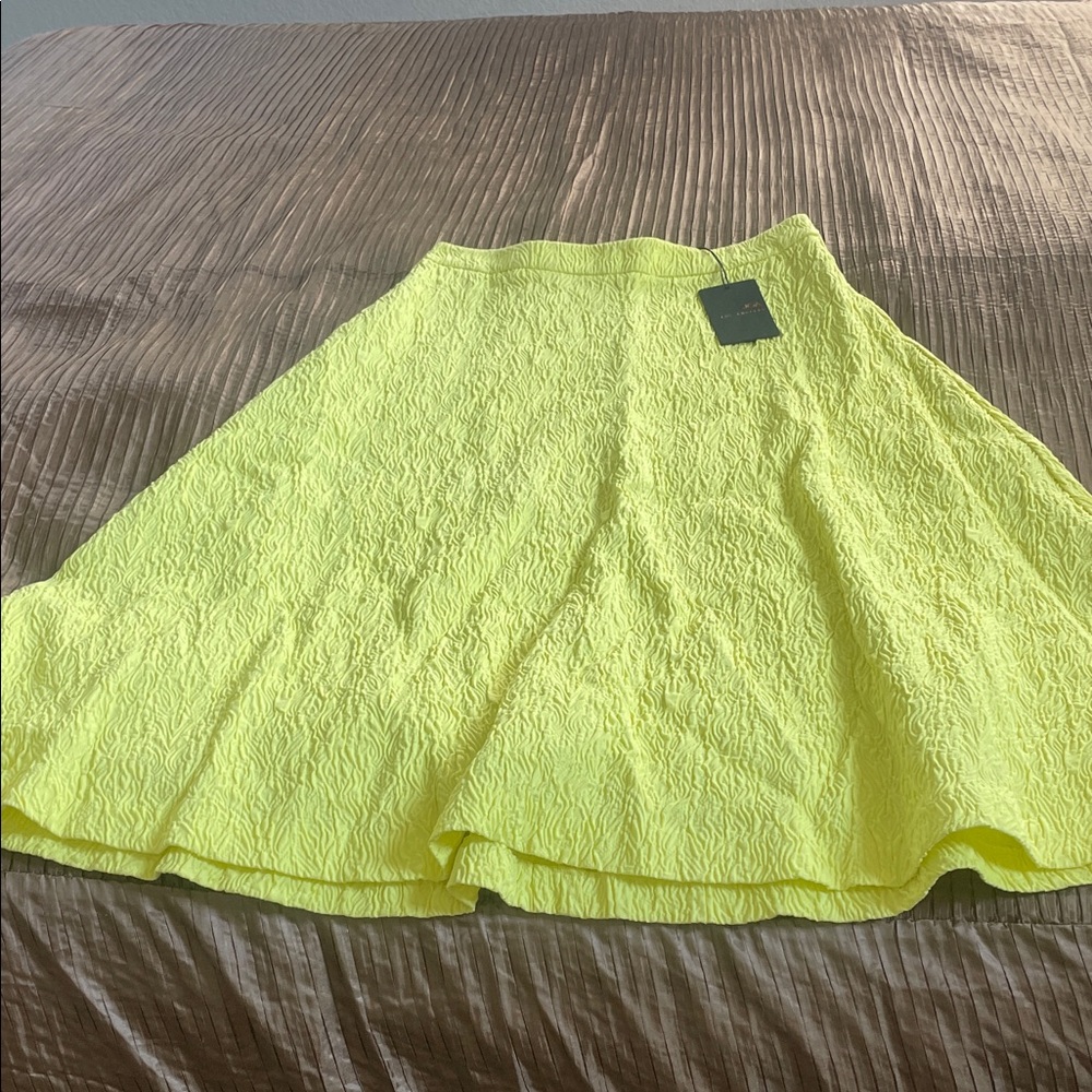J.O.A. Lemon A-Line Skirt